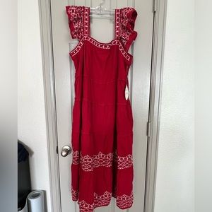 Knox rose red dress sz XL